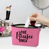 3 Pcs Cosmetic Bags for Women Makeup Bag Toiletry Bag Funny Girls Trip Gifts Favors Girls Weekend Bachelorette Party Bestie Best Friend Friendship Gifts for Women Sister Mom, Pink Purple Green view 2
