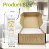 Travel Size 2 in 1 Shampoo & Conditioner, Refreshing Tropical Coconut Scent Shampoo Amenities - Small Hotel Toiletries in Bulk (1 Fl Oz, 100 Pack) view 3