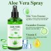 BIGHTURE Aloe Vera Spray from Freshly Cut Pure Aloe, Aloe Vera for Skin& Hair, Aloe Vera Spray for Sunburn Relief, 6.93oz, Absorbs Rapidly, Infused wirh Cucumber Essence view 3