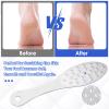 2 Pcs Foot Scraper Pedicure Metal Foot File Callus Remover for Feet Double Sided Foot Exfoliator Tool Set Foot Scrubber Professional Foot Rasp Scrubber for Wet Dry Skin Heel(Silver) view 4