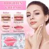 30 Pairs Lip Mask and Eye Mask, Collagen Under Eye Patches for Puffy Eyes and Dark Circles, Favorite Things Party Gift Ideas, Hangover Kit, Eye Mask Skincare, Sleepover Party Supplies for Girls view 2