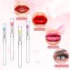 4 Pcs Silicone Lip Brush Lipstick Applicator Wands Plastic Lip Scrub Brush Reusable Lip Balm Applicator with Cap Makeup Applicator for Lipstick, Eyeshadow, Lip Gloss, Lip Balm view 4