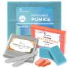 40Pcs Disposable Pumices and 50Pcs Nail Files 180 Grit and 50Pcs Mini Buffers 80/100 Grit Bundle view 1