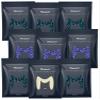 Maxpearl Hard Wax Beads Pack of 9 - Brazilian, Bikini Waxing, Face, Eyebrows, Underarms, Arms, Chest, Back, Legs, Jasmine, Coconut & Lavender Formula, 31.5oz view 1