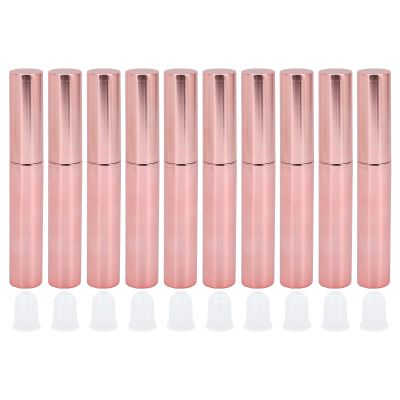 10ml Empty Mascara Tube,Empty Bottle Tube Container,10 PCS Lip Gloss Tubes Empty for Eyelash Growth Oil Mascara with Brush for Home and Travel