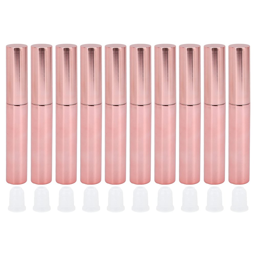 10ml Empty Mascara Tube,Empty Bottle Tube Container,10 PCS Lip Gloss Tubes Empty for Eyelash Growth Oil Mascara with Brush for Home and Travel