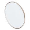 30X Magnifying Mirror with 3 Suction Cups, 6 Inch Round Makeup Mirror for Detailed Makeup Check, Lightweight Portable Mirror for Travel (Gold) view 1