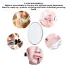 30X Magnifying Mirror with 3 Suction Cups, 6 Inch Round Makeup Mirror for Detailed Makeup Check, Lightweight Portable Mirror for Travel (Gold) view 4