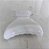 Generic Basic all white hair claw clip view 1