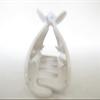 Generic Basic all white hair claw clip view 4
