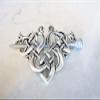 NinthAvenue Basics Silver celtic knot metal viking filigree hair slide stick clip barrette view 2