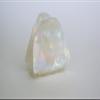 Generic Pearly white iridescent acrylic triangle hair claw clip view 3