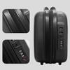 AOGATO 14 Inch Cute Bear Cosmetic Case Box Small Hard Shell Cosmetic Case Beauty Makeup Bag Organizer Cartoon Travel Suitcase Luggage Storage Bag, Black view 3
