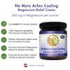 Taspen's Organics Magnesium No More Aches Cooling Cream - Fast-Acting Formula with Arnica for Muscle Discomfort - Natural Ingredients - Non-Greasy - Cruelty-Free (9 oz) view 2