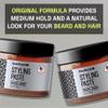 Beardbrand Beard Styling Paste - Medium Hold and Natural Look Hair Paste for Men - Versatile Hair Styling Cream - Teakwood, Rosemary, & Citrus Scent- 56 grams view 4