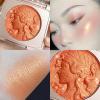 Generic Monochrome blush natural nude makeup fine flash orange white trim and lightening blush plate (1, 1) view 2