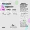 Talsen Chemicals Propanediol PDO Liquid 1,3 (500 mL / 16.9 Ounce) Propanediol 1,3 Cosmetic and USP Grade view 4