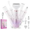 Electric Razors for Women, 5 in 1 Bikini Trimmer for Women, Wet/Dry Womens Electric Shaver Razor, Face Shaver for Face Nose Eyebrow Arms Armpit Legs Pubic Area, Facial Hair Removal view 1