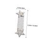 SKISUNO 5pcs Star Hair Clip Combs Invisible Holders Decorative Hair for Women in Assortment Yellow Silver Black view 2