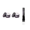 yper Affinage Dry Mud Matt Hairwax (1.35 oz) with Teasing Comb Pack of 2, Black view 1
