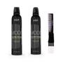 yper Asp Mode Volume Mousse Creative Styling Foam (10.1 oz) with Teasing Comb Pack 2, Black view 1