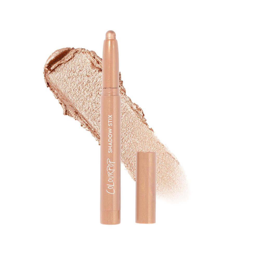 ColourPop Shadow Stix - Cream Eyeshadow Stick with Long-Lasting Color - Multi-Use Cream Makeup with a Built-In Sharpener & Precise Tip for Easy Application - Honey BB (0.05 oz)