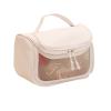 DGDGHBV Travel Makeup Bag, Large Capacity Women'S Makeup Bag, Transparent Waterproof Cosmetic Storage Bag, Cute Makeup Case Bag Accessories With Clear Windows&Zippers, white view 1