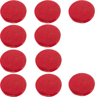 10 Pcs Facial Clean Sponge Makeup Remover Sponges Red Face Sponges Extra Thick Round Makeup Sponge Washing Face Cleansing Sponges