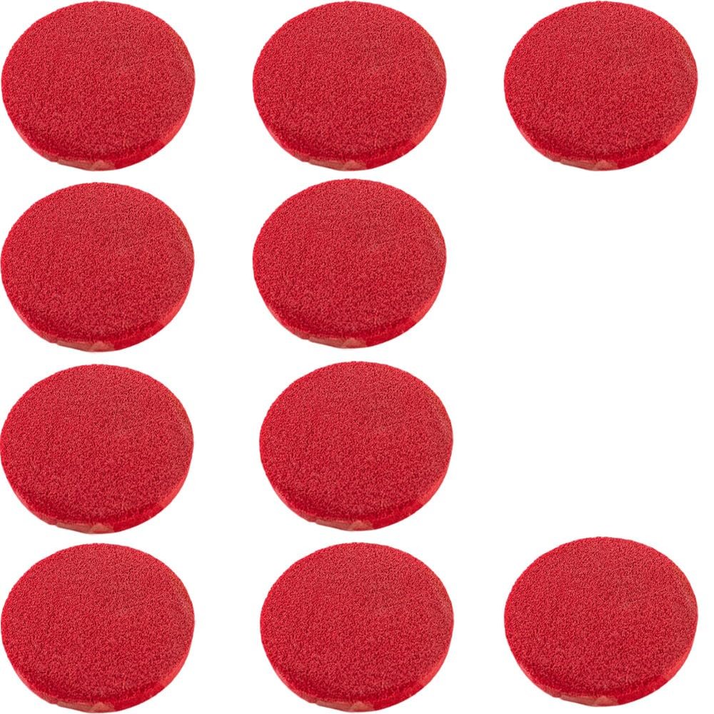 10 Pcs Facial Clean Sponge Makeup Remover Sponges Red Face Sponges Extra Thick Round Makeup Sponge Washing Face Cleansing Sponges