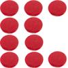10 Pcs Facial Clean Sponge Makeup Remover Sponges Red Face Sponges Extra Thick Round Makeup Sponge Washing Face Cleansing Sponges view 1