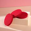 10 Pcs Facial Clean Sponge Makeup Remover Sponges Red Face Sponges Extra Thick Round Makeup Sponge Washing Face Cleansing Sponges view 3