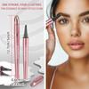 2 Pcs Magic Eyebrow Pencil, 2025 New Upgraded 3D Waterproof Microblading Eyebrow Pencil Contouring Pen,4 Tipped Precise Brow Pen (Color : B-Dark Coffee) view 2