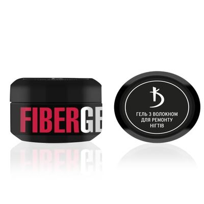 kodi professional Fiber Gel for Nail Repair, 12ml. Thin silk fibers, Reinforcing mesh