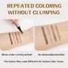2 Pcs Magic Eyebrow Pencil, 2025 New Upgraded 3D Waterproof Microblading Eyebrow Pencil Contouring Pen,4 Tipped Precise Brow Pen (Color : B-Black) view 4