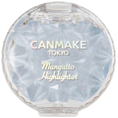 CANMAKE - Munyutto Highlighter - Packed Powder Compact - 0.13oz (3.8g) (04 Blue Topaz)