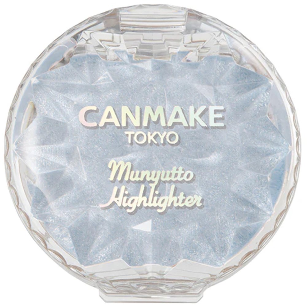 CANMAKE - Munyutto Highlighter - Packed Powder Compact - 0.13oz (3.8g) (04 Blue Topaz)