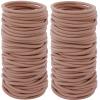 100PCS Hair Tie, 4MM Elastic Hair Ties No Damage Ponytail Holder for Women, Men and Girls (4mm Beige Blonde) view 1