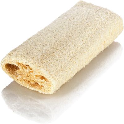 100 pcs Natural Loofah Sponge for Body Scrub Shower Bath Spa (6 inches)