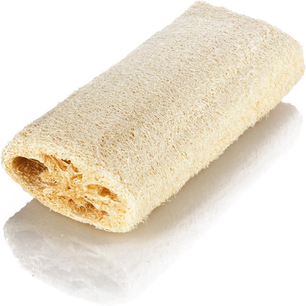 100 pcs Natural Loofah Sponge for Body Scrub Shower Bath Spa (6 inches)