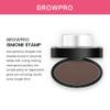 BrowPro Eyebrow Stamp (Official) Powder Seal - Simone Stamp - Natural Looking Eyebrow Color Rounded Stamp - Waterproof and Long-Lasting Eyebrow Shape Powder - Dark Brown view 2
