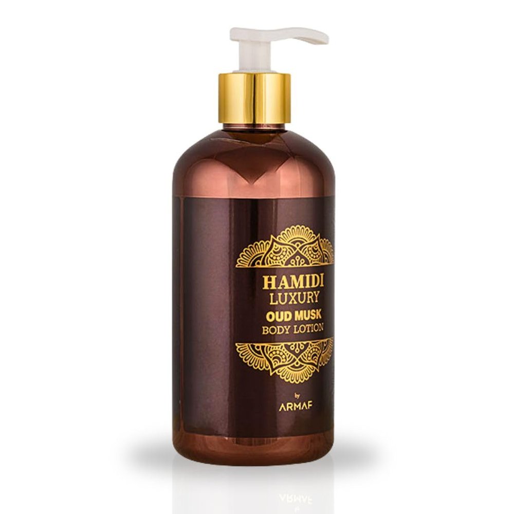 Hamidi Luxury Oud Musk 500ML (16.9 OZ) Ultra Moisturizing Lotion For Dry Skin Nourishing And Replenishes Dry Skin A Sweet Fragrance, Body Lotion for Radiant Skin