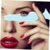Beatifufu Multi-function Silicone Eyeliner Stencil Lipstick Makeup Tool Applicator for Precise Eye Makeup Lip Contouring for Beginners Wipe view 4