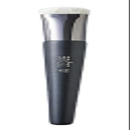 BISYODO TSUMUGI Series Eye Shadow Brush - Round Flat type T-707, Black