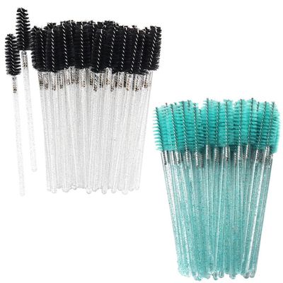 100 Pcs Disposable Mascara Wands Eyelash Brush Applicator Eyebrow Applicator Brush Eyelash Extension Brush Wand Cosmetic Makeup Brushes