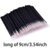 100 Pcs Disposable Eyeliner Brushes With Cover Eyeliner Applicator Wands Eye Makeup Liner Tool Cosmetic Eye Wand Nail Art Brushes view 2