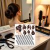 15Pcs Black Spiral Hair Pins, Non-Scratch Spin Pins Round Spiral Bobby Pins Black French Twist Decorative Hair Accessories for Women Girls Bun Style DIY Hair Styling Pins view 2