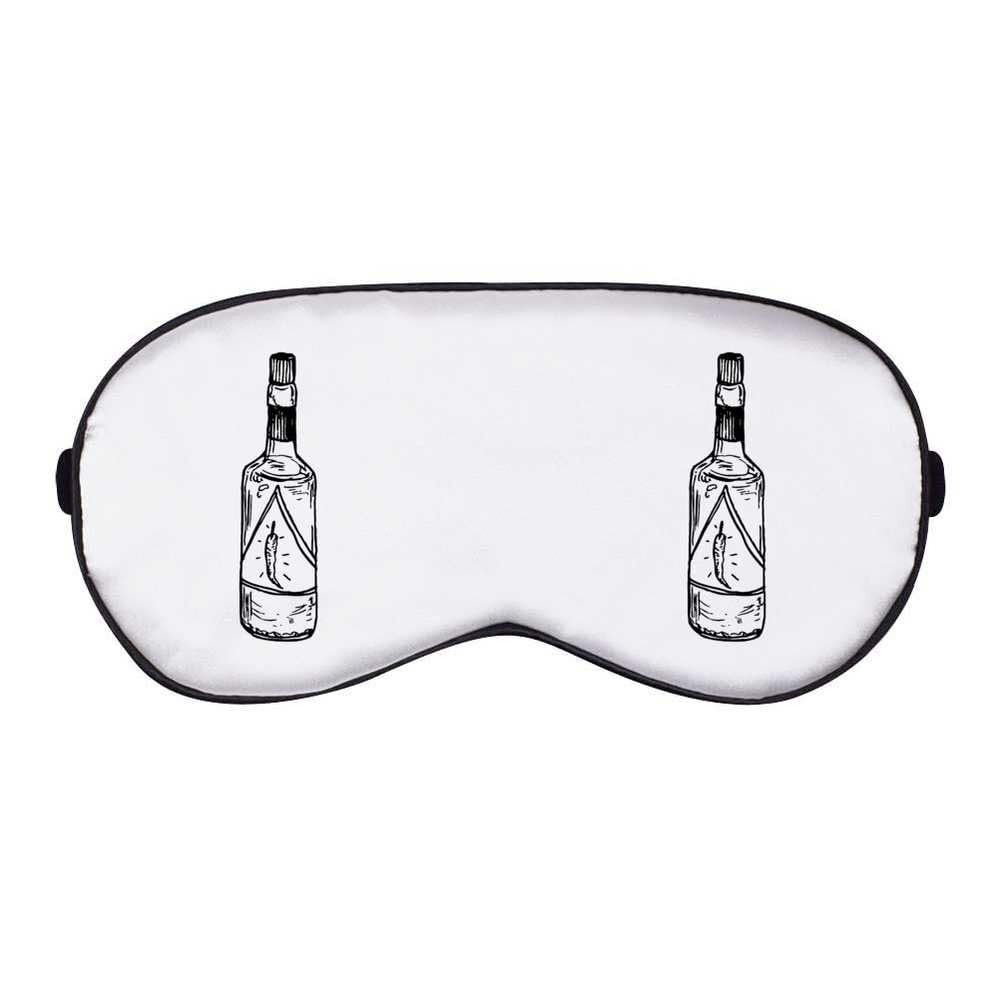 Azeeda 'Chilli Sauce Bottle' Sleep/Travel Eye Mask (EY00003761)