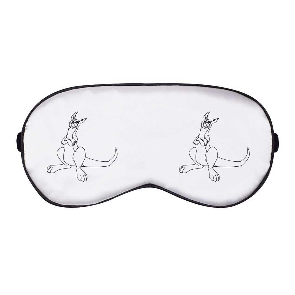 Azeeda 'Happy Kangaroo' Sleep/Travel Eye Mask (EY00005208)