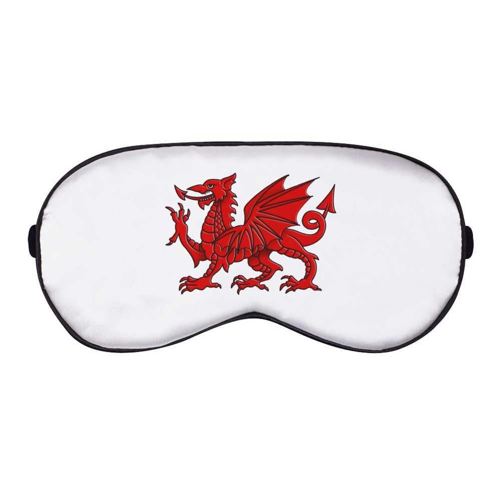 Azeeda 'Welsh Dragon' Sleep/Travel Eye Mask (EY00006879)
