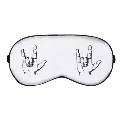 Azeeda 'Rock Hand' Sleep/Travel Eye Mask (EY00007586)
